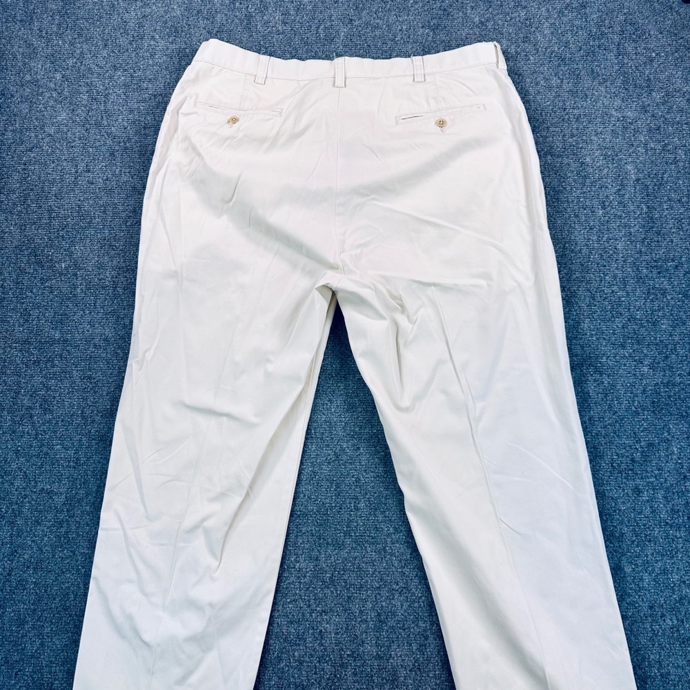 [Lot of 2]Polo Ralph Lauren Prospect Pants Mens 36x32 Cream White Chino Trousers - Picture 4 of 13